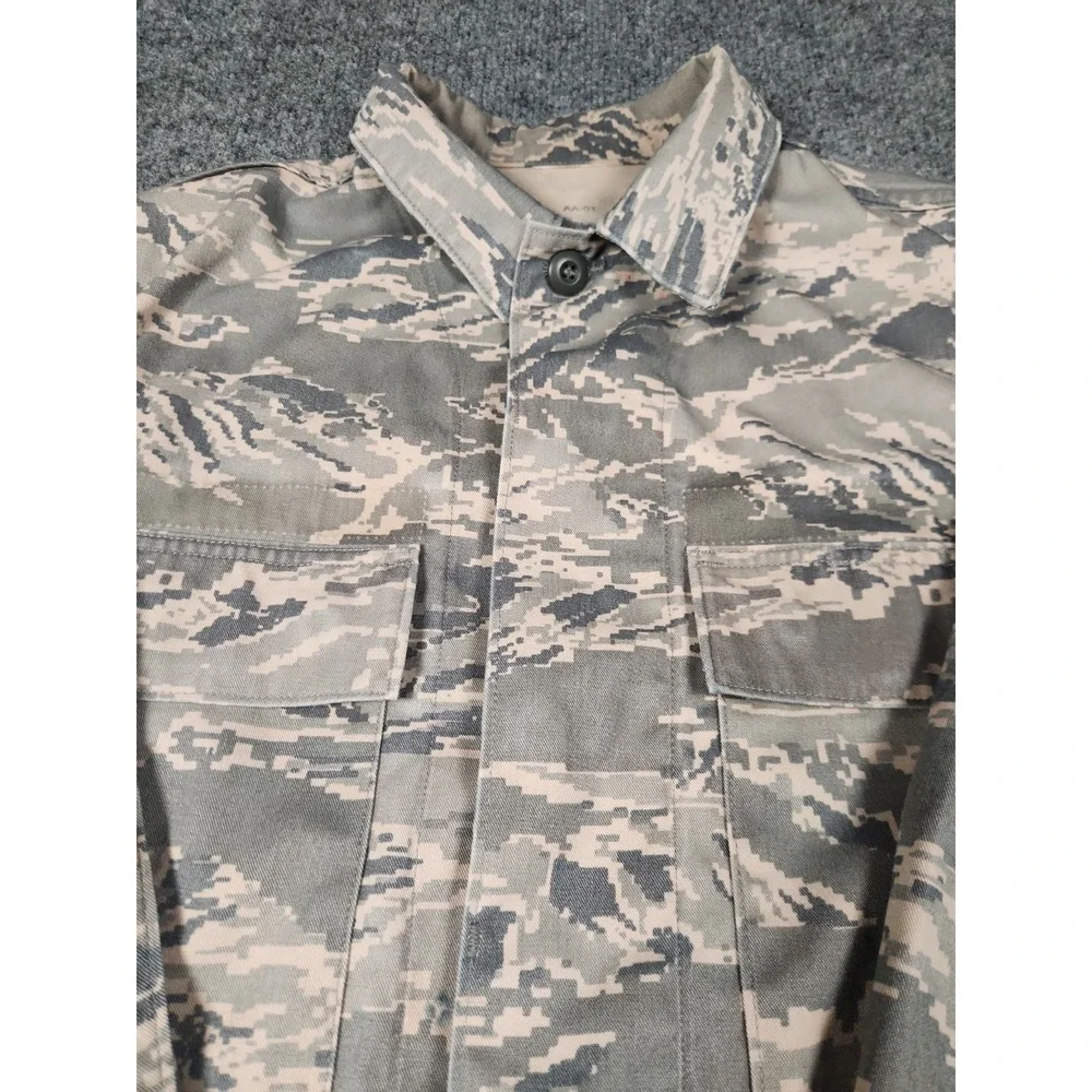 USAF Military Field Coat Jacket ABU Digital Tiger Stripe Camo Combat Uniform 38R